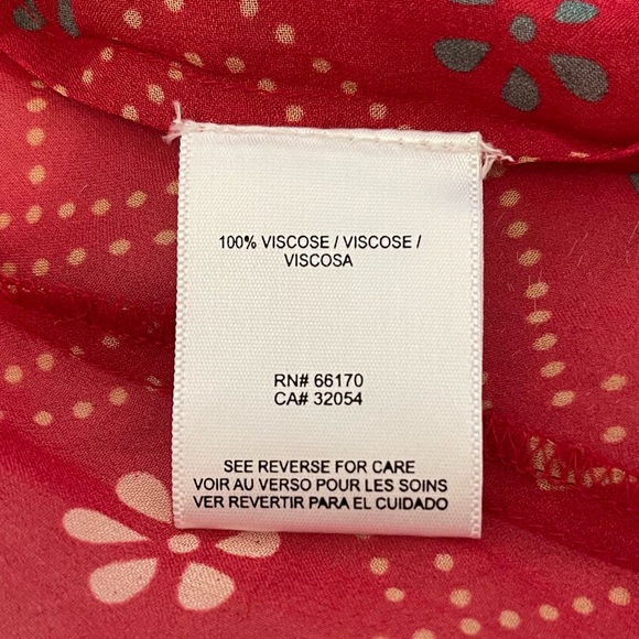 Verb Pallavi Lulita Anthropologie Semi Sheer Brick Red Peasant Blouse Top - Picture 14 of 16